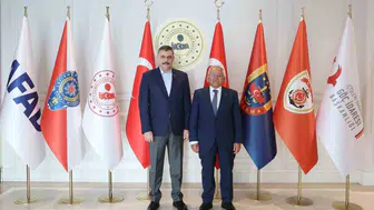 Kayseri Büyükşehir Belediye Başkanı Büyükkılıç'tan Bakan Çiftçi'ye ziyaret