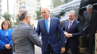 TBMM Başkanı Numan Kurtulmuş Gaziantep Valiliğini ziyaret etti