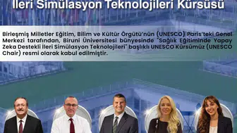Biruni Üniversitesi bünyesinde Türkiye'nin ilk sağlık ve yapay zekâ odaklı UNESCO kürsüsü kuruldu