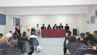 Muğlaspor futbolcuları, Turgut Reis Anadolu Lisesi’nde gençleri bilgilendirdi