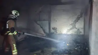 Antakya'da metruk iş yerinde yangın kontrol altına alındı