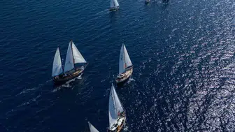 The Bodrum Cup'ta Knidos'tan Ortakent'e yelken heyecanı başladı