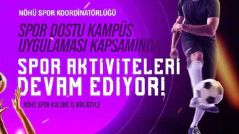 Spor dostu kampüs uygulaması etkinlikleri başladı