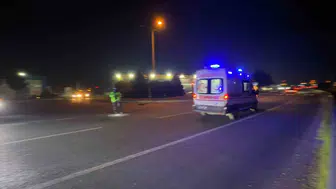 Düzce'de trafik kazasında ambulansa polis müdahalesi