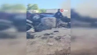 Bursa'da geri dönüşüm tesisinde yangın paniği yaşandı