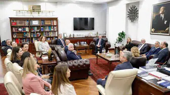 Ebyü rektörü Kuyrukluyıldız, Ankara Üniversitesi'ni ziyaret etti