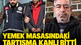 Yemek masasındaki tartışma kanlı bitti: Öz babasının katili olan zanlı tutuklandı