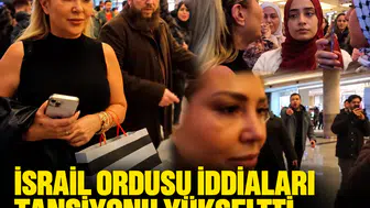 İsrail ordusu iddiaları tansiyonu yükseltti: İstanbul'daki alışveriş merkezinde protesto