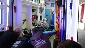 Kars'ta gerçekleştirilen hap tatbikatında 10 yaralıya müdahale edildi