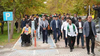 İnönü Üniversitesinde Filistin’e destek yürüyüşü düzenlendi