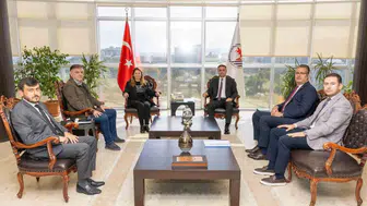 OMÜ ve Bafra arasında iş birliği görüşmeleri yapıldı