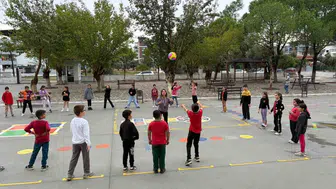 Aydın'da miniklerin spor antrenmanları devam ediyor