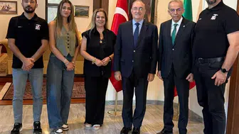 Denizli Basket, Lizbon Büyükelçiliği'ni ziyaret etti
