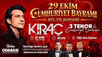 Gölbaşı'nda Cumhuriyet'in 103. yılı Kıraç konseriyle kutlanacak