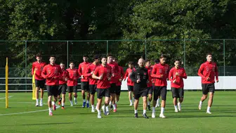 A Milli Takım, İtalya maçı hazırlıklarına Belçika'da başladı