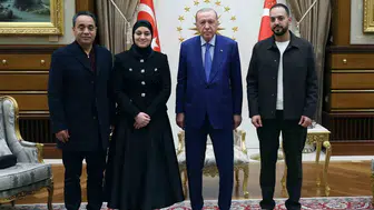 Cumhurbaşkanı Erdoğan, Hind Rajab’ın ailesini kabul etti