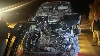Bolu'da kabak yüklü traktör ile pikap çarpıştı: 4 yaralı