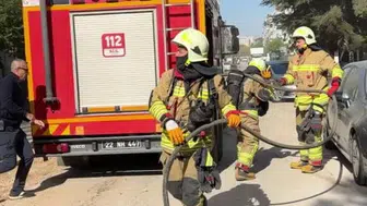 Edirne'de apartman dairesinde yangın kontrol altına alındı