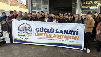 Adıyaman'da sanayi esnafı yeni site için 209 dönümlük arazi satın aldı