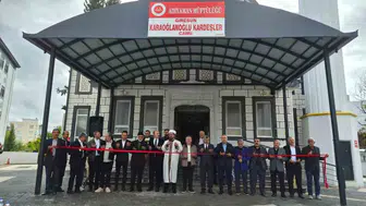 Adıyaman'da depremde yıkılan cami Giresunlu ailenin desteğiyle yeniden açıldı