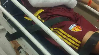 Kayserispor U19'da Hilmi Türkan sakatlandı