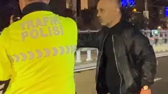 Kayseri'de alkollü sürücü, ekiplere zorluk çıkardı ve ceza aldı