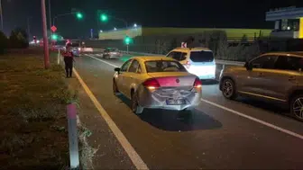 Düzce'de iki aracın çarpışması sonucu 2 kişi yaralandı