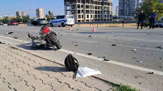 Karaman'da cipin çarptığı elektrikli bisiklet sürücüsü hayatını kaybetti