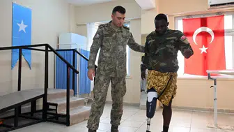 MSB, Somali'deki Recep Tayyip Erdoğan Hastanesine protez bacak yardımı yaptı