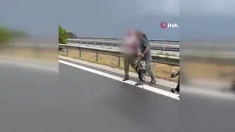 Otoyolda meydana gelen kazada 11 kişi yaralandı