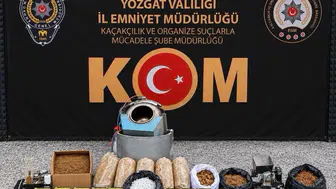 Yozgat'ta düzenlenen operasyonda 3 bin 500 makaron ele geçirildi