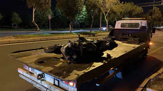 Kayseri'de motosiklet kazasında sürücü 50 metre sürüklendi, ağır yaralı
