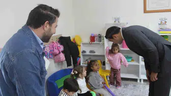 Selim kaymakamı semiz, şehit umut gök anaokulunu ziyaret etti