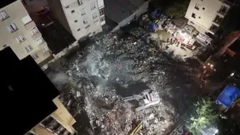 Maltepe'de çökme yaşayan binada arama kurtarma çalışmaları başladı
