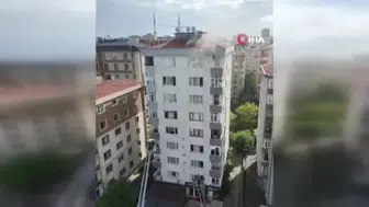 Kadıköy'de 8 katlı binada yangın çıktı, 5 kişi hastaneye kaldırıldı