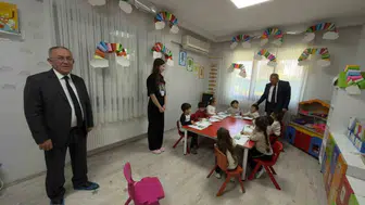 Sarıgöl’de özel anaokuluna eğitim ziyareti yapıldı