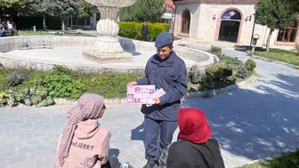 Jandarma, kadına şiddetle mücadelede vatandaşları bilgilendirdi