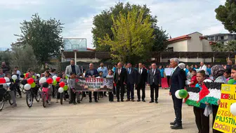 Sarıgöllü öğrenciler Gazzeli çocuklar için etkinlik düzenledi