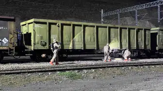 Kayseri'de yük treninde kimyasal sızıntı alarmı