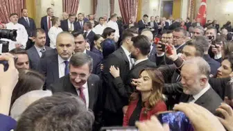 Cumhurbaşkanı Yardımcısı Yılmaz ve TBMM Başkanı Kurtulmuş bir araya geldi