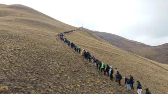Palandöken'in zirvesine Cumhuriyet tırmanışı