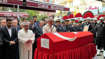 Silahlı saldırıda şehit olan Ahmet Türkoğlu, Çubuk’ta uğurlandı