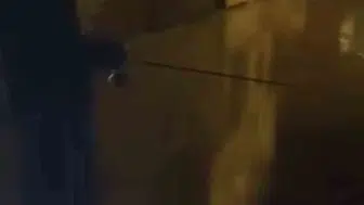 Biga'da sağanak yağış sonrası sokaklar göle döndü