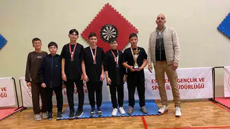 2026-2027 okul sporları dart yıldız erkek müsabakaları tamamlandı