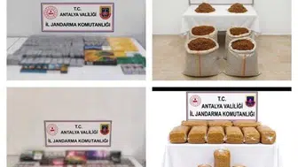 Antalya'da kaçak tütün ve mamulleri operasyonu gerçekleştirildi