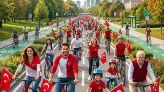 Cumhuriyetin 103. yılında 81 ilde pedallar iklim farkındalığı için çevrilecek