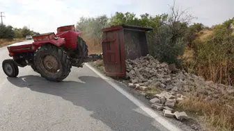 Nevşehir'de traktör kazasında 2'si çocuk, 3 kişi yaralandı