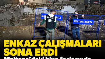 Enkaz çalışmaları sona erdi: Maltepe’deki bina faciasında son durum