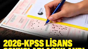 2026-KPSS lisans sonuçları açıklandı