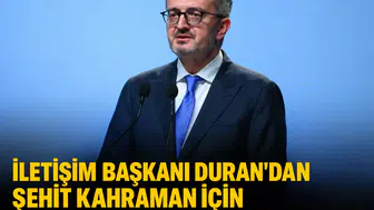 Pençe-Kilit bölgesinden acı haber: İletişim Başkanı Duran'dan başsağlığı açıklaması